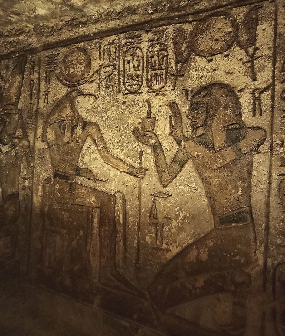 Wall carvings at Abu Simbel