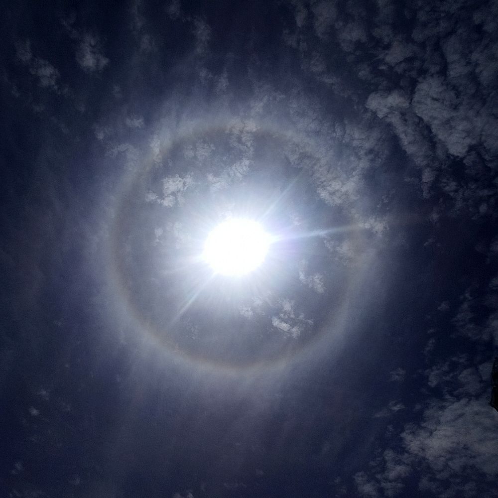 halo above head