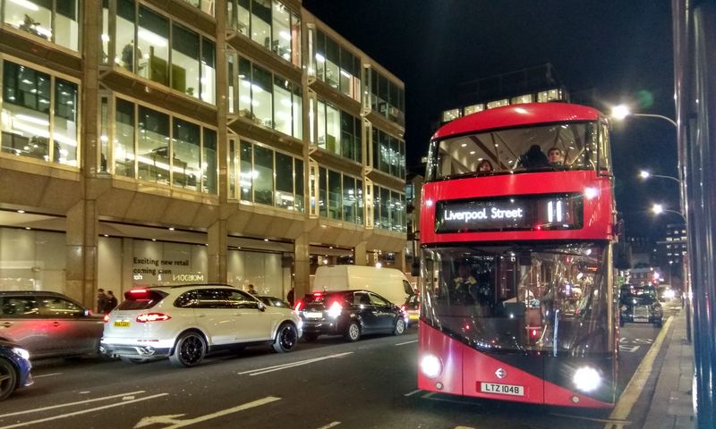London in the evening