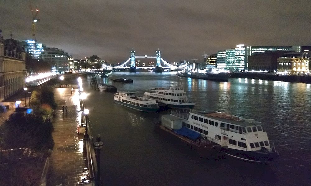 The River Thames in London