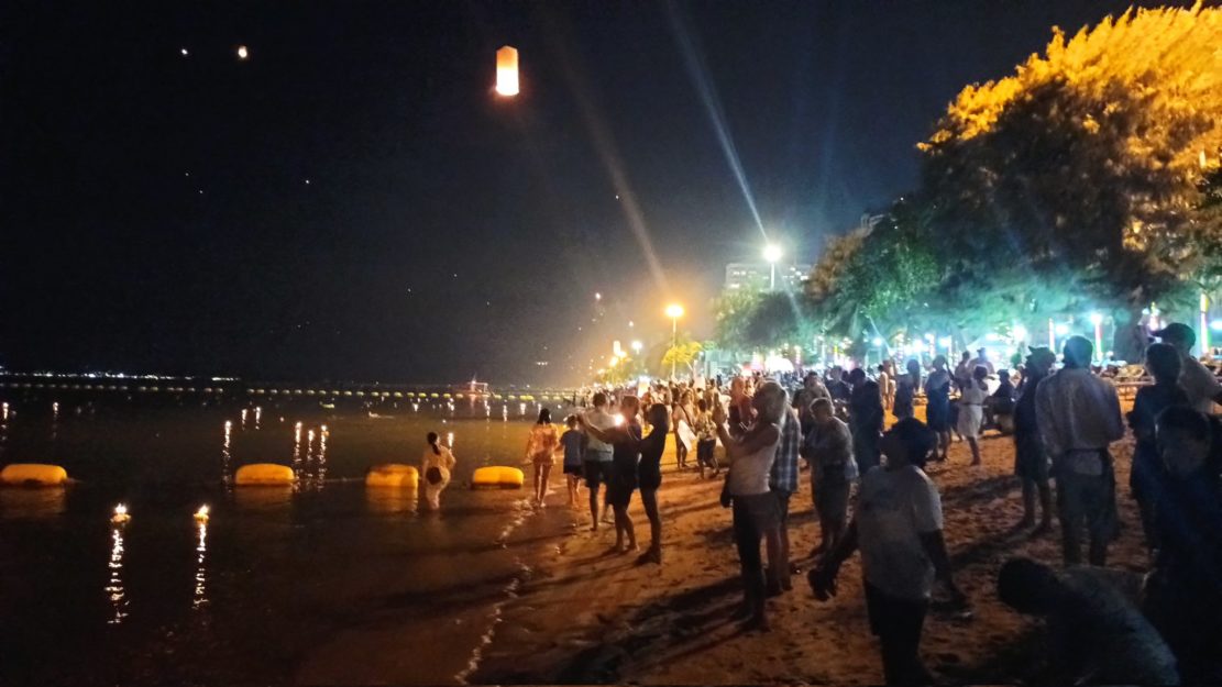 Loy Krathong festival Pattaya