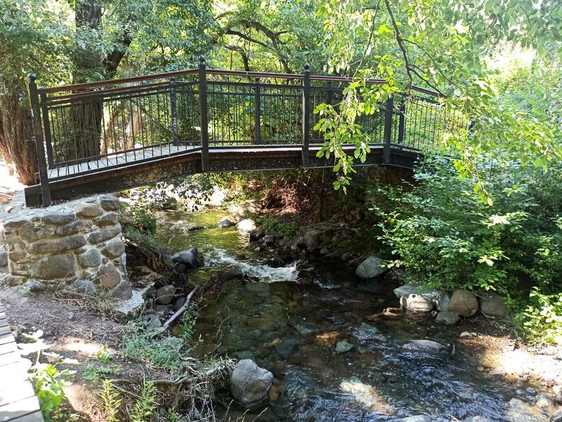 stream in Kakopetria village in Cyprus