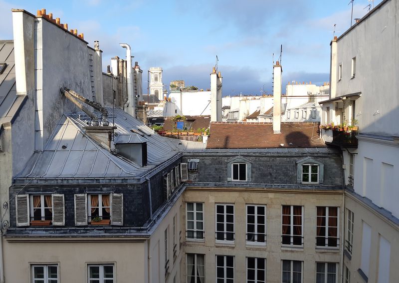 Parisian mansards